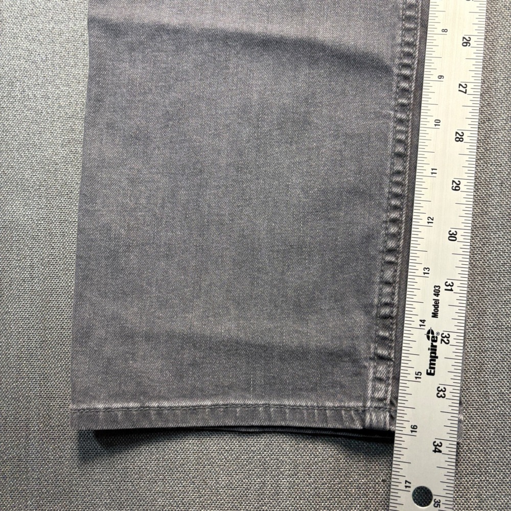 7 For All Mankind Standard Straight Leg Grey Jeans Mens 34 - Picture 8 of 14